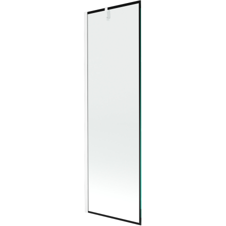 Mexen Next parawan nawannowy 1-skrzydłowy 60 x 150 cm, czarna ramka, biały - 895-060-000-00-70-20