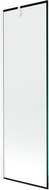 Mexen Next parawan nawannowy 1-skrzydłowy 60 x 150 cm, czarna ramka, biały - 895-060-000-00-70-20