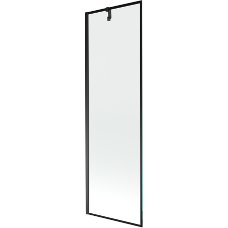 Mexen Next parawan nawannowy 1-skrzydłowy 60 x 150 cm, czarna ramka, czarny - 895-060-000-00-70-70