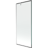 Mexen Next parawan nawannowy 1-skrzydłowy 80 x 150 cm, czarna ramka, chrom - 895-080-000-00-70-01
