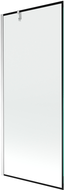 Mexen Next parawan nawannowy 1-skrzydłowy 80 x 150 cm, czarna ramka, chrom - 895-080-000-00-70-01