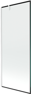 Mexen Next parawan nawannowy 1-skrzydłowy 80 x 150 cm, czarna ramka, biały - 895-080-000-00-70-20
