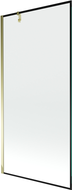 Mexen Next parawan nawannowy 1-skrzydłowy 90 x 150 cm, czarna ramka, złoty - 895-090-000-00-70-50