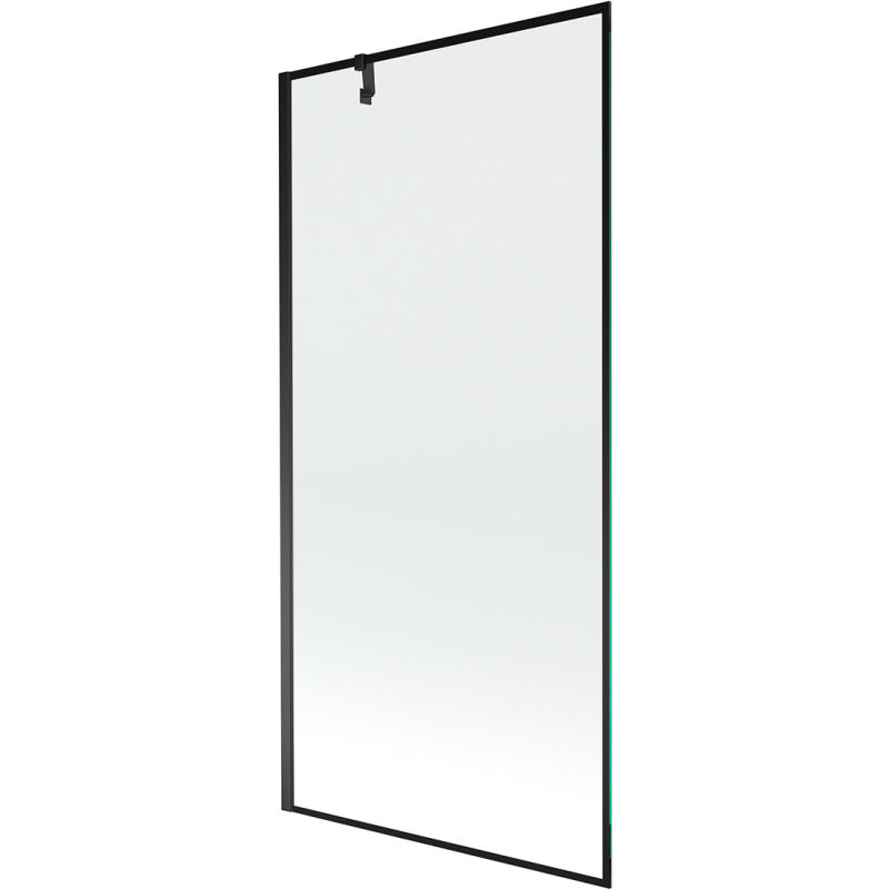 Mexen Next parawan nawannowy 1-skrzydłowy 90 x 150 cm, czarna ramka, czarny - 895-090-000-00-70-70