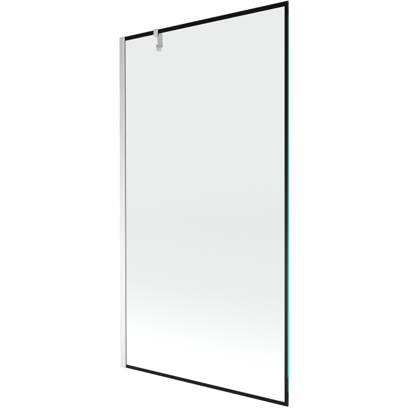 Mexen Next parawan nawannowy 1-skrzydłowy 100 x 150 cm, czarna ramka, chrom - 895-100-000-00-70-01