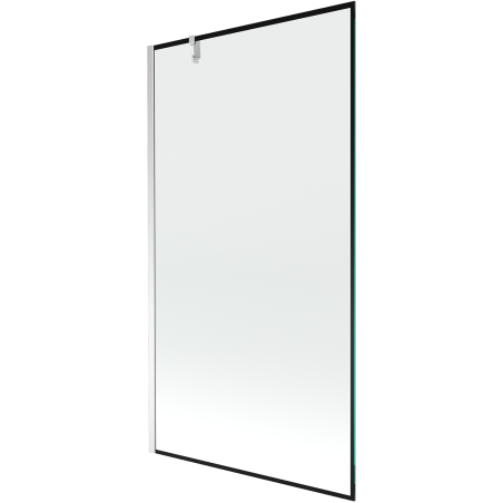 Mexen Next parawan nawannowy 1-skrzydłowy 100 x 150 cm, czarna ramka, chrom - 895-100-000-00-70-01