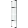 Mexen Next parawan nawannowy 1-skrzydłowy 50 x 150 cm, czarna kratka, chrom - 895-050-000-00-77-01