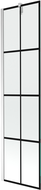 Mexen Next parawan nawannowy 1-skrzydłowy 50 x 150 cm, czarna kratka, chrom - 895-050-000-00-77-01