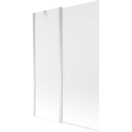 Mexen Flip parawan nawannowy 2-skrzydłowy 120 x 150 cm, szron, chrom - 894-120-101-01-30