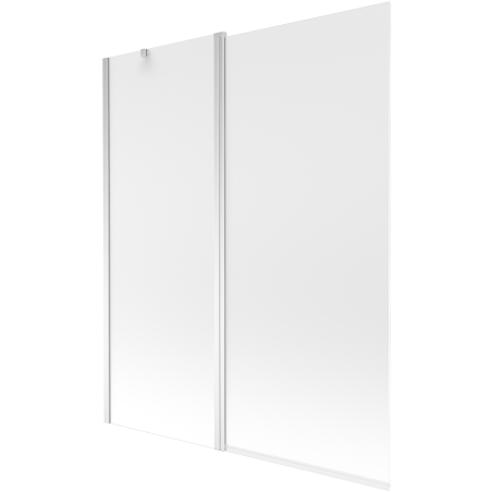 Mexen Flip parawan nawannowy 2-skrzydłowy 140 x 150 cm, szron, chrom - 894-140-101-01-30