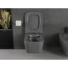 Mexen Madox miska wc Rimless z deską wolnoopadającą slim, duroplast, szara ciemna mat - 30154061
