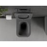 Mexen Madox miska wc Rimless z deską wolnoopadającą slim, duroplast, szara ciemna mat - 30154061
