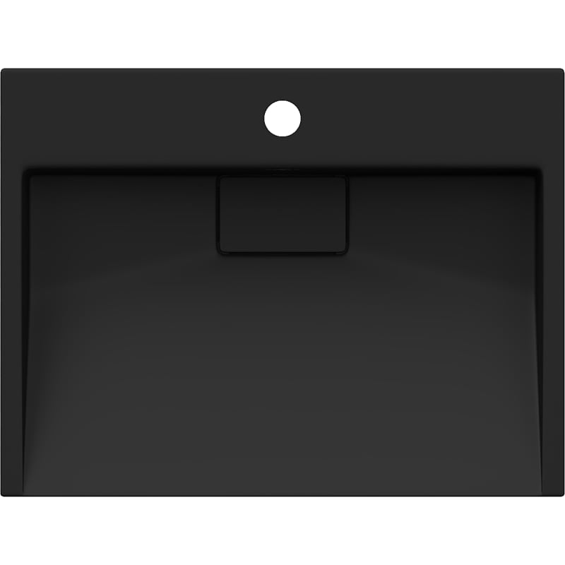 Mexen Ava umywalka nablatowa z konglomeratu 1/O 50 x 38 cm, czarna - 23015071