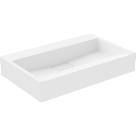 Mexen Ava umywalka nablatowa z konglomeratu B/O 60 x 38 cm, biała - 23016000