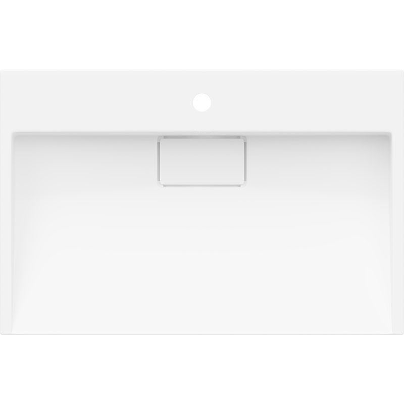 Mexen Ava umywalka nablatowa z konglomeratu 1/O 70 x 46 cm, biała - 23017001