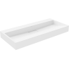 Mexen Ava umywalka nablatowa z konglomeratu B/O 100 x 46 cm, biała - 23011000