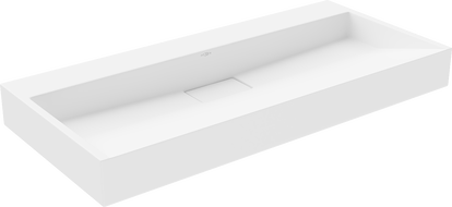 Mexen Ava umywalka nablatowa z konglomeratu B/O 100 x 46 cm, biała - 23011000