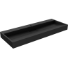 Mexen Ava umywalka nablatowa z konglomeratu 1/O 120 x 46 cm, czarna - 23011271
