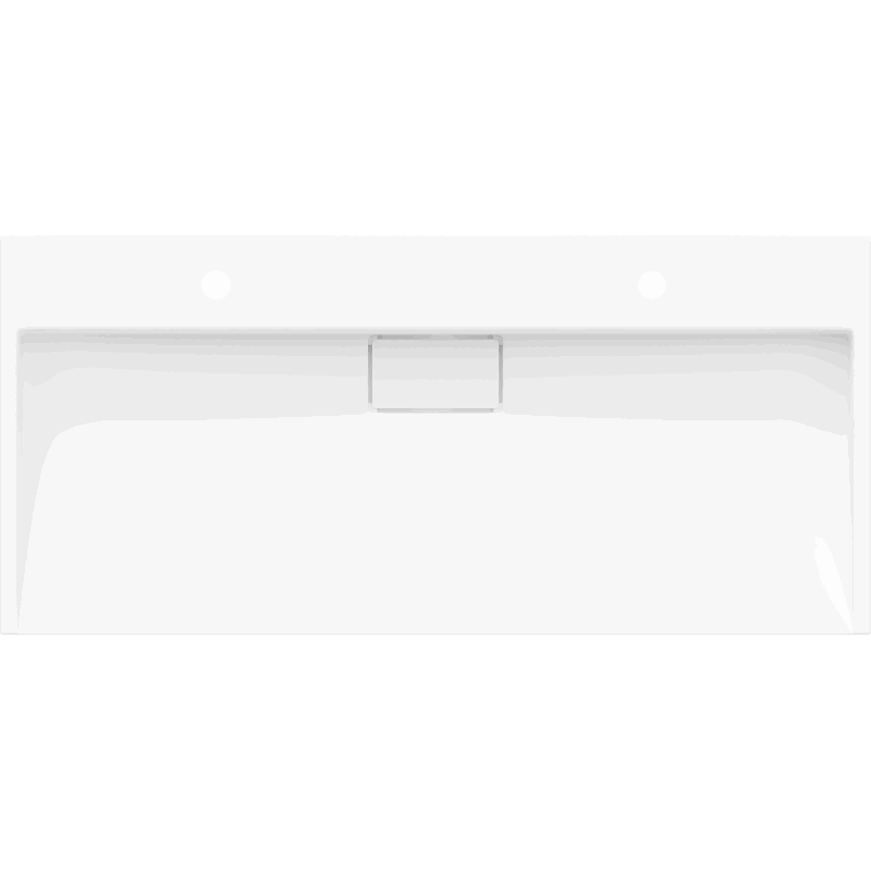 Mexen Ava umywalka nablatowa z konglomeratu 2/O 100 x 46 cm, biała - 23011002