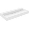 Mexen Ava umywalka nablatowa z konglomeratu 2/O 100 x 46 cm, biała - 23011002