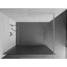 Mexen Kioto ścianka prysznicowa Walk-in 120 x 200 cm, prążki 8 mm, chrom - 800-120-101-01-09