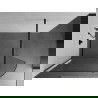 Mexen Kioto-R ścianka prysznicowa zaokrąglona Walk-in 110 x 200 cm, transparent 8 mm, czarna - 800-110-101-70-06