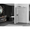 Mexen Kioto-R ścianka prysznicowa zaokrąglona Walk-in 160 x 200 cm, transparent 8 mm, czarna - 800-160-101-70-06