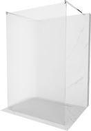 Mexen Kioto ścianka prysznicowa wolnostojąca 120 x 200 cm, prążki 8 mm, chrom - 800-120-002-01-09