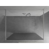 Mexen Kioto ścianka prysznicowa wolnostojąca 140 x 200 cm, prążki 8 mm, chrom - 800-140-002-01-09