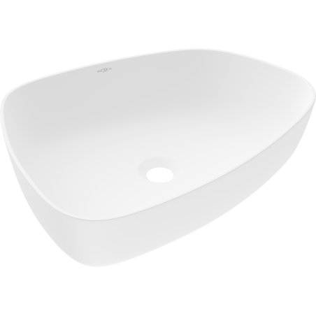 Mexen Ono umywalka nablatowa z konglomeratu 51 x 39 cm, biała - 23045101