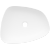 Mexen Ono umywalka nablatowa z konglomeratu 51 x 39 cm, biała - 23045101