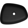 Mexen Ono umywalka nablatowa z konglomeratu 51 x 39 cm, czarna - 23045171