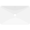 Mexen Esper umywalka nablatowa z konglomeratu 60 x 38 cm, biała - 23036001