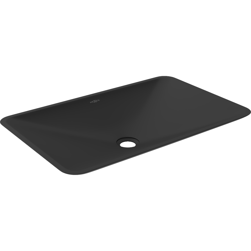 Mexen Esper umywalka nablatowa z konglomeratu 60 x 38 cm, czarna - 23036071