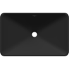 Mexen Esper umywalka nablatowa z konglomeratu 60 x 38 cm, czarna - 23036071