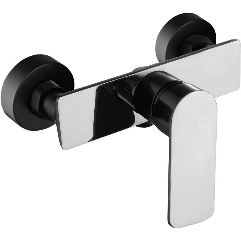 Mexen Alfa bateria prysznicowa, czarna/chrom - 745740-71