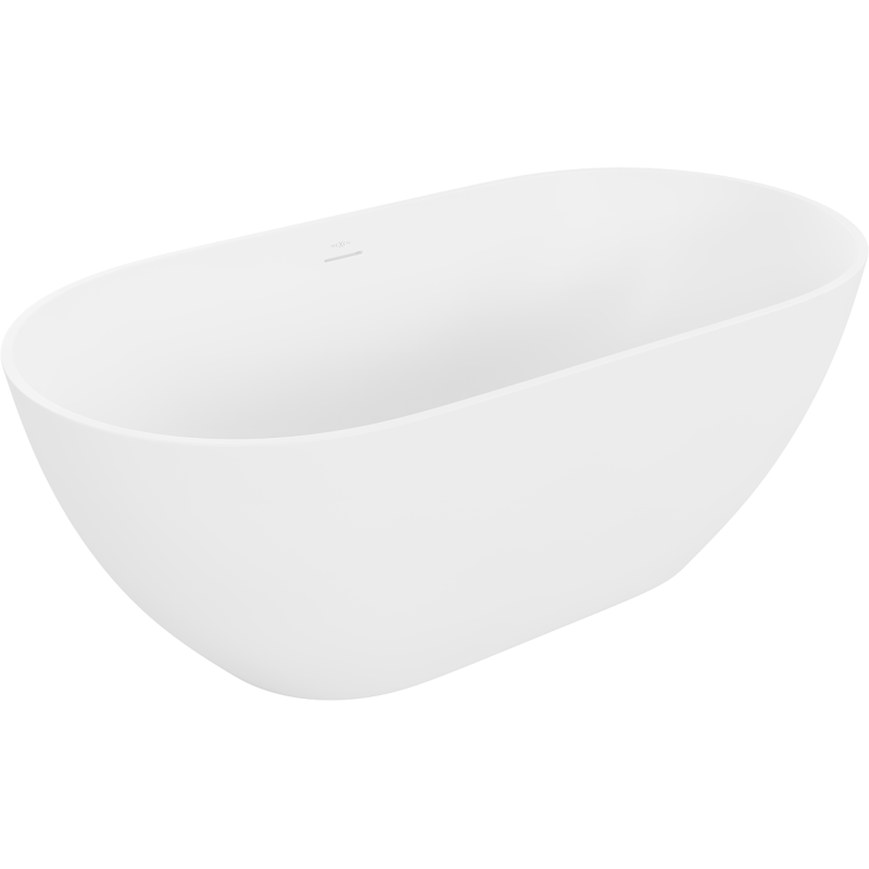 Mexen Rimini wanna wolnostojąca z konglomeratu 150 x 75 cm, biała mat - 57241507500