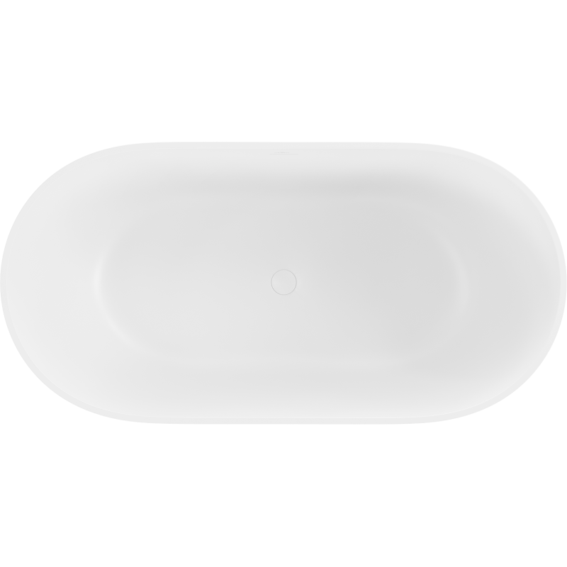 Mexen Rimini wanna wolnostojąca z konglomeratu 150 x 75 cm, biała mat - 57241507500