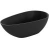 Mexen Palermo wanna wolnostojąca z konglomeratu 150 x 78 cm, czarna mat - 57211507870