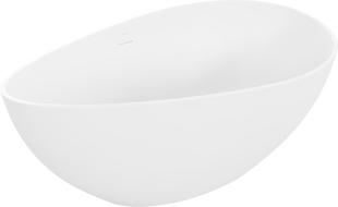 Mexen Parma wanna wolnostojąca z konglomeratu 160 x 95 cm, biała mat - 57231609500