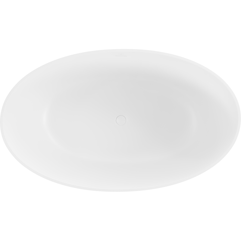 Mexen Parma wanna wolnostojąca z konglomeratu 160 x 95 cm, biała mat - 57231609500