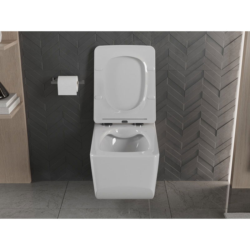 Mexen Vera miska wc Rimless z deską wolnoopadającą slim, duroplast, biała - 30164000