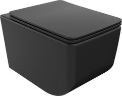 Mexen Vera miska wc Rimless z deską wolnoopadającą slim, duroplast, czarna mat - 30164070