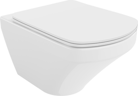 Mexen Vito miska wc Rimless z deską wolnoopadającą slim, duroplast, biała połysk - 30174000