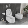 Mexen Sofia miska wc z deską wolnoopadającą twarda, biała połysk - 30798000