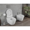 Mexen Rico miska wc z deską wolnoopadającą twarda, biała połysk - 30478000