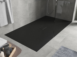 Mexen Hugo brodzik prostokątny SMC 200 x 100 cm, czarny - 42701020