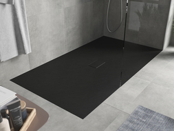 Mexen Hugo brodzik prostokątny SMC 160 x 100 cm, czarny - 42701016