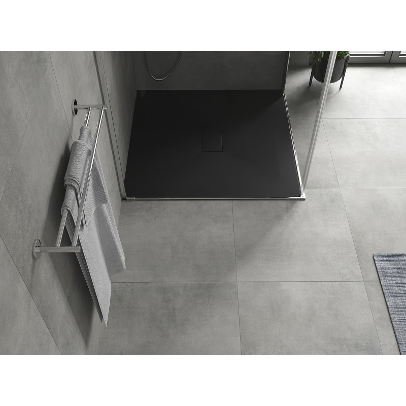 Mexen Hugo brodzik kwadratowy SMC 100 x 100 cm, czarny - 42701010