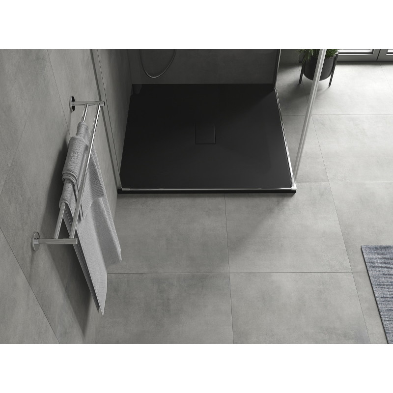 Mexen Hugo brodzik kwadratowy SMC 100 x 100 cm, czarny - 42701010